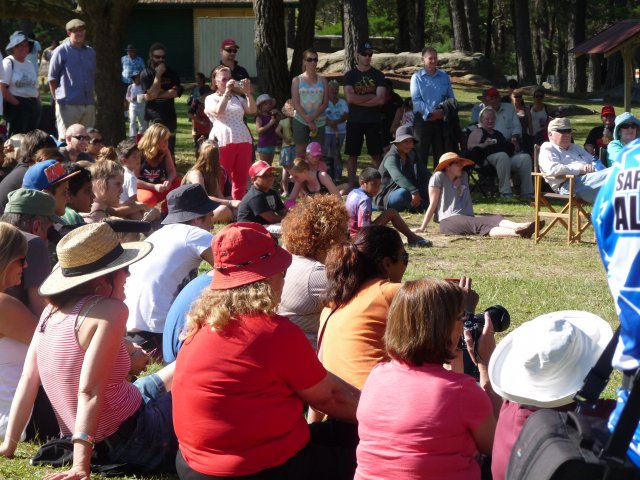 People at Appin Massacre Memorial, 2013